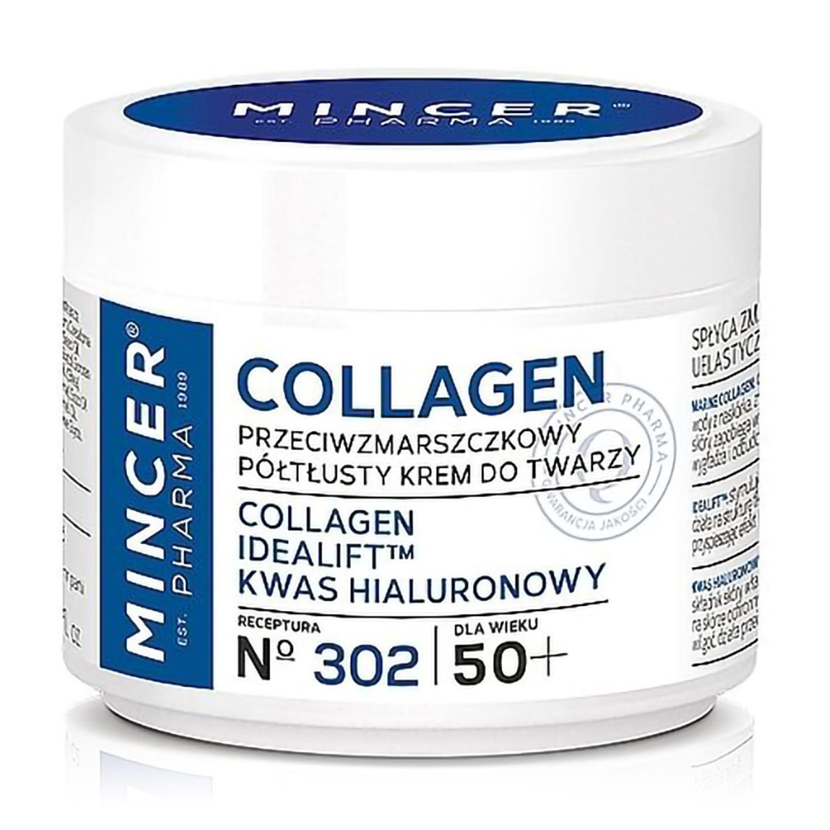 

Крем для обличчя Mincer Pharma Collagen Face Cream 302 проти зморщок, 50+, 50 мл