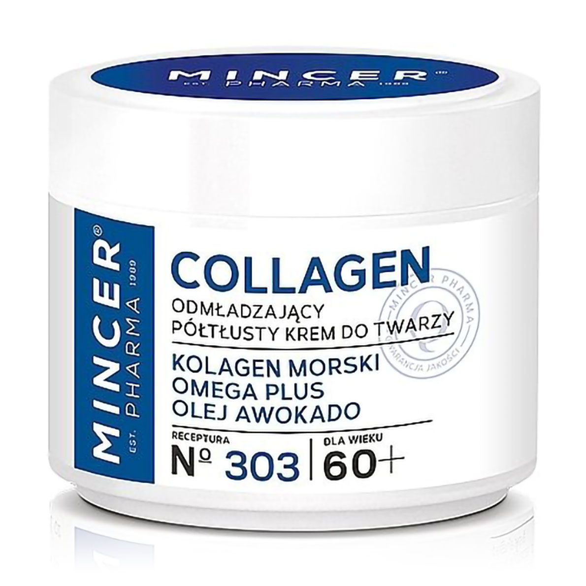 

Омолоджувальний крем для обличчя Mincer Pharma Collagen Face Cream 303, 60+, 50 мл