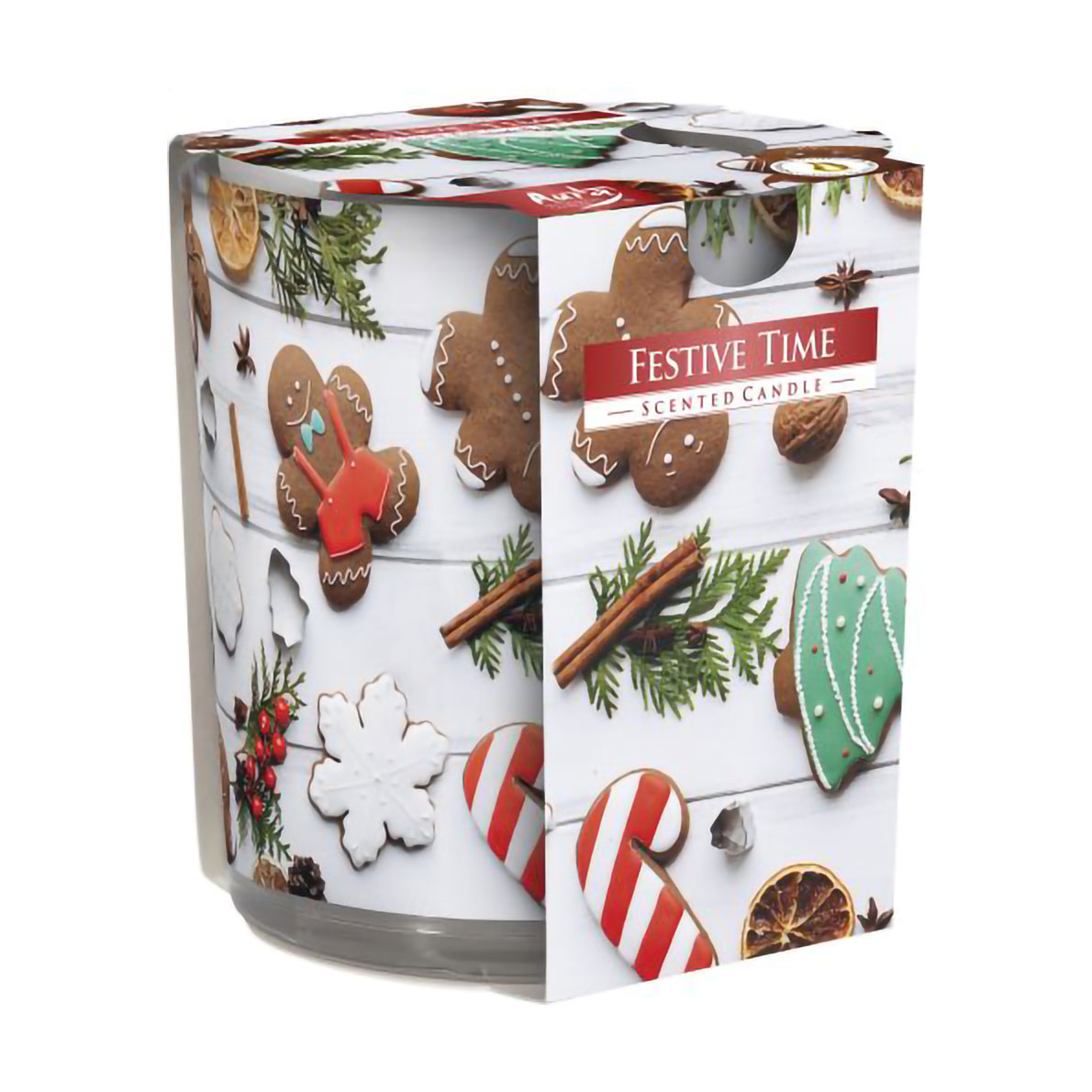 

Ароматична свічка Bispol Scented Candle Festive Time, 100 г (sn72S-26)