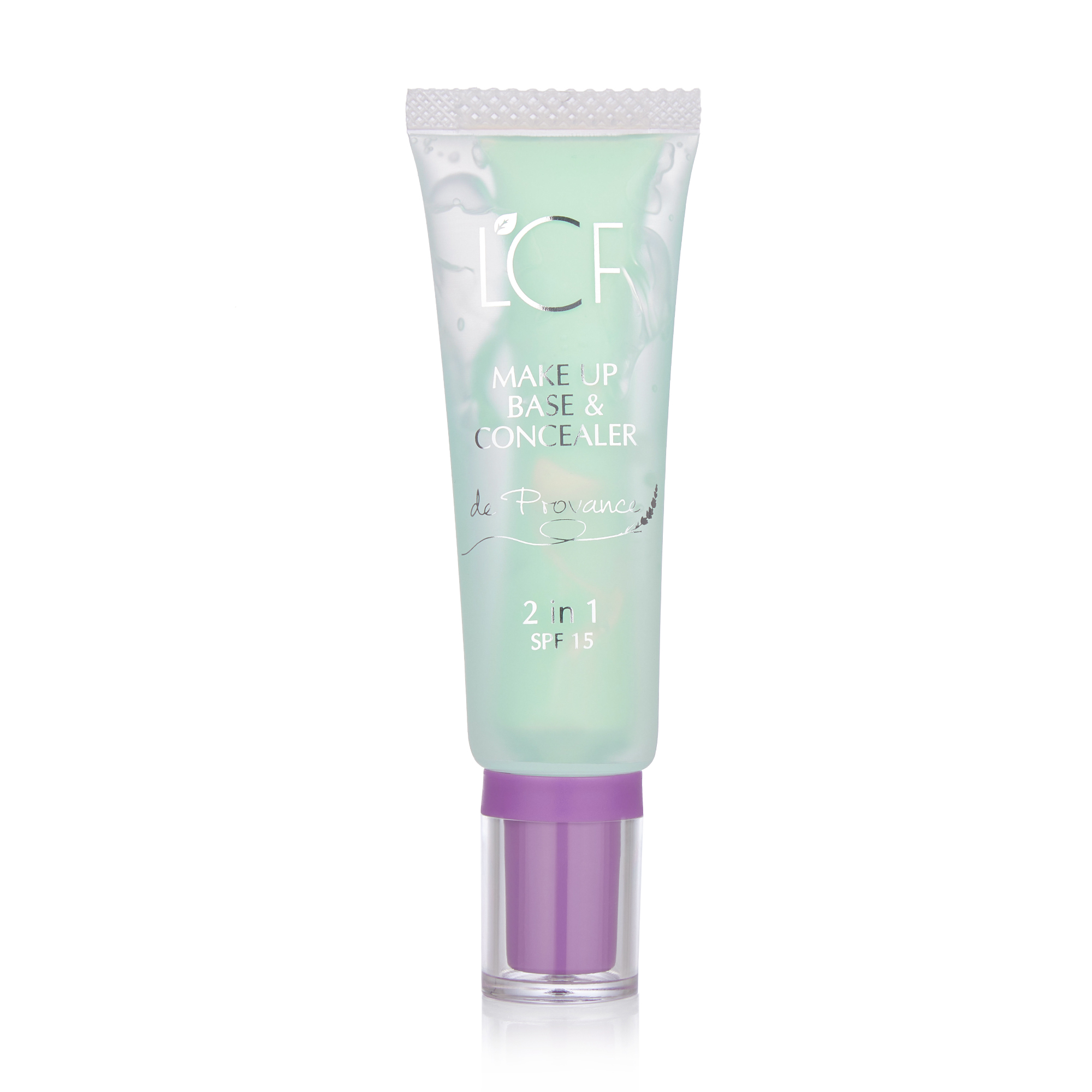 

Основа під макіяж та коректор 2 в 1 LCF de Provance Make Up Base & Concealer SPF 15, 2, 30 мл