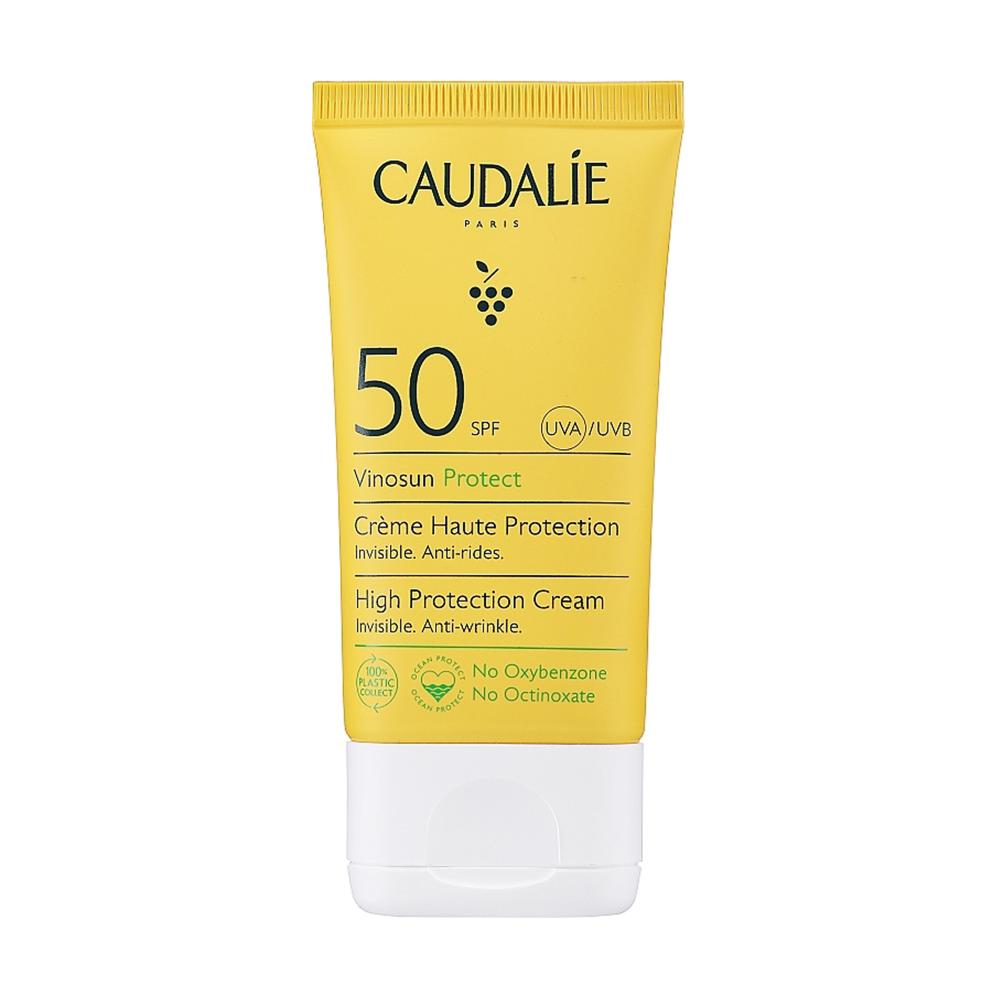 

Сонцезахисний крем для обличчя Caudalie Vinosun Protect High Protection Cream SPF 50, 50 мл