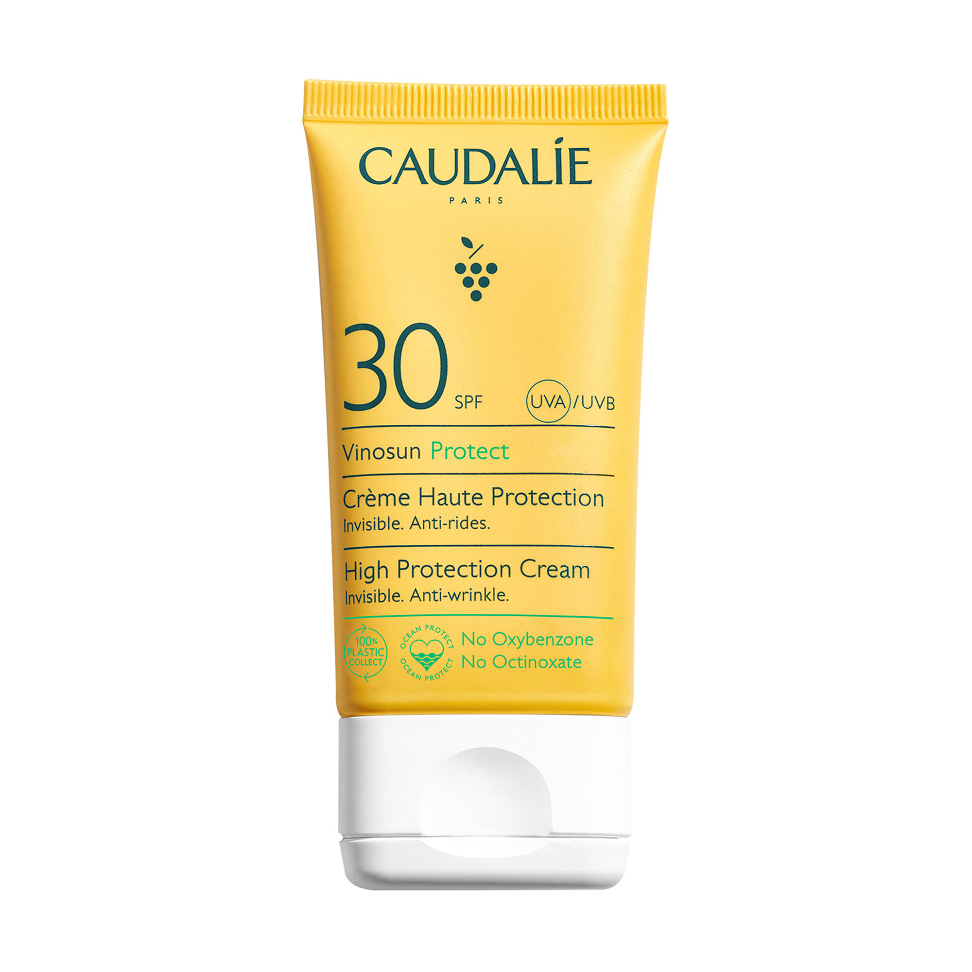 

Уцінка! Сонцезахисний крем для обличчя Caudalie Vinosun Protect High Protection Cream SPF 30, 50 мл