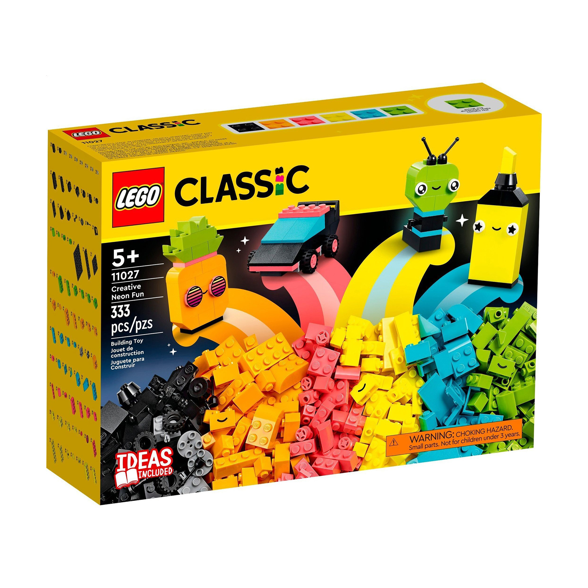 

Конструктор LEGO Classic Творчі неонові веселощі, 333 деталей, від 5 років (11027)