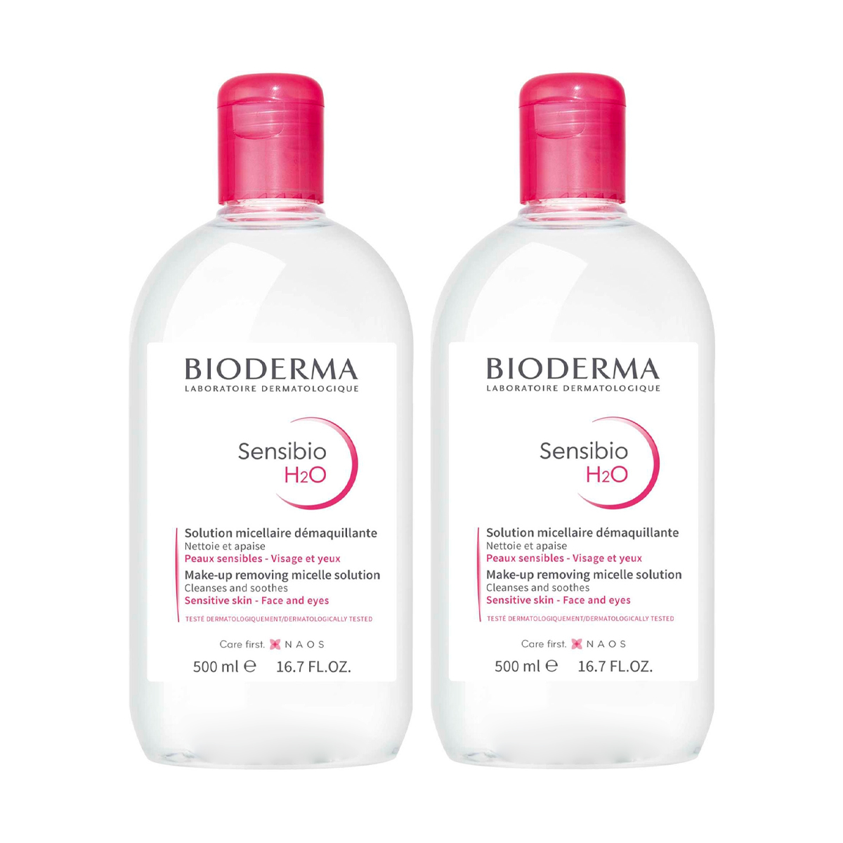 

Міцелярна вода для обличчя Bioderma Sensibio H2O Micelle Solution, 2*500 мл