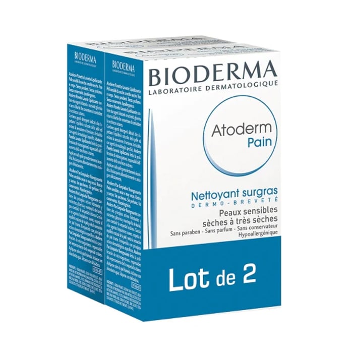

Уцінка! Мило для обличчя та тіла Bioderma Atoderm Ultra-Soothing Cleansing Bar, 2*150 г
