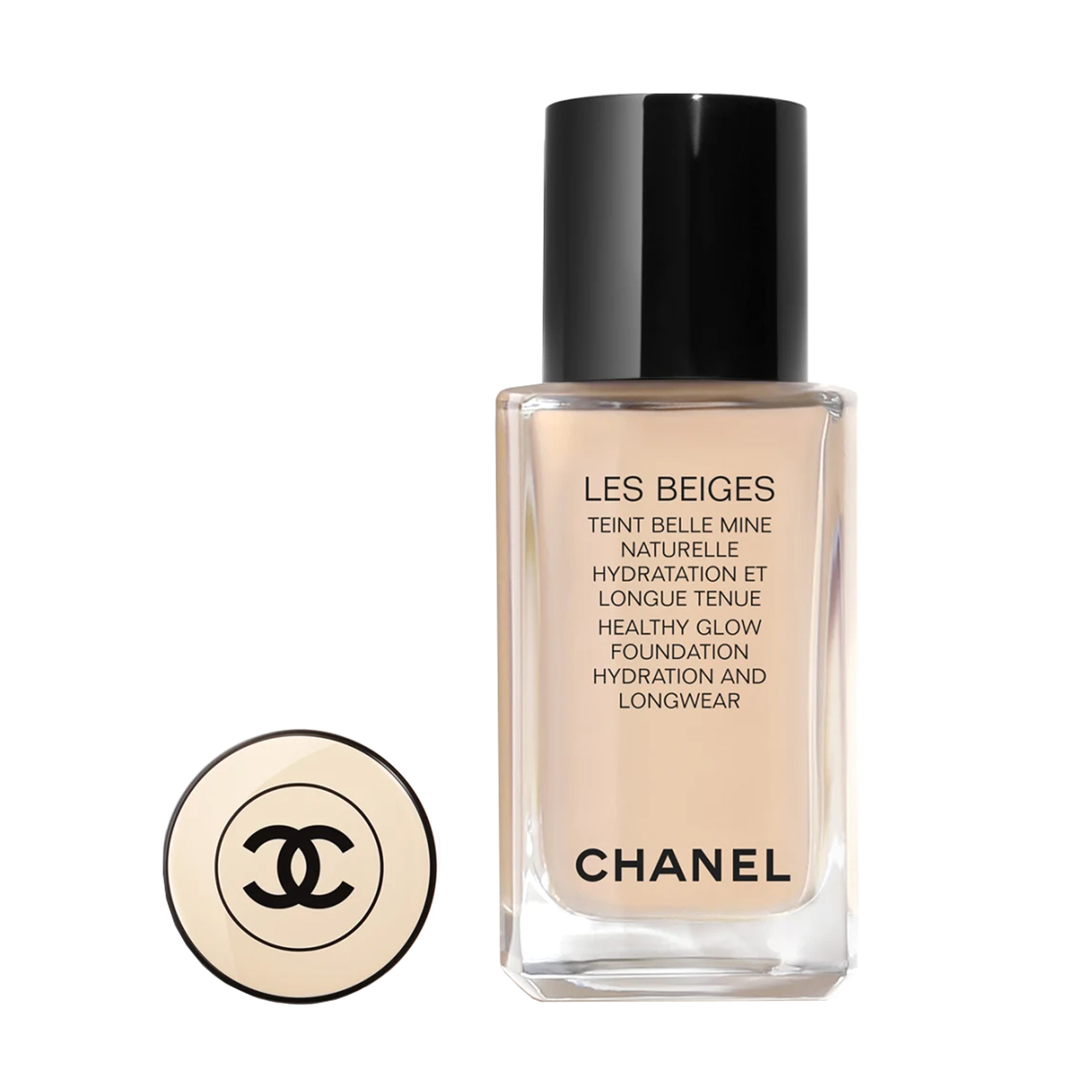 Акція на Тональний флюїд для обличчя Chanel Les Beiges Teint Belle Mine Naturelle BR12, 30 мл від Eva