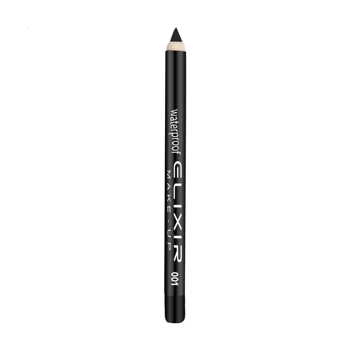 Акція на Водостійкий олівець для очей Elixir Waterproof Eye 001 Black Diamond, 1.5 г від Eva