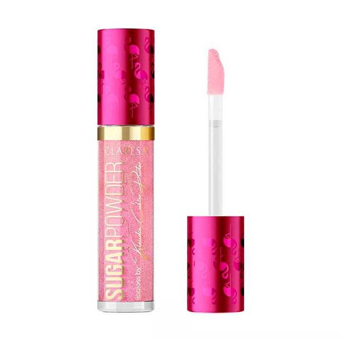 Акція на Блиск для губ Claresa SugarPowder Lipgloss 01 Flamingo, 4.2 г від Eva