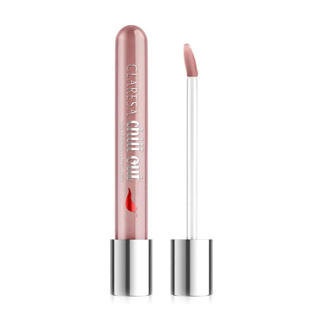 Акція на Блиск-плампер для губ Claresa Chill Out Volumizing Lipgloss, 10 Easygoing, 5 мл від Eva