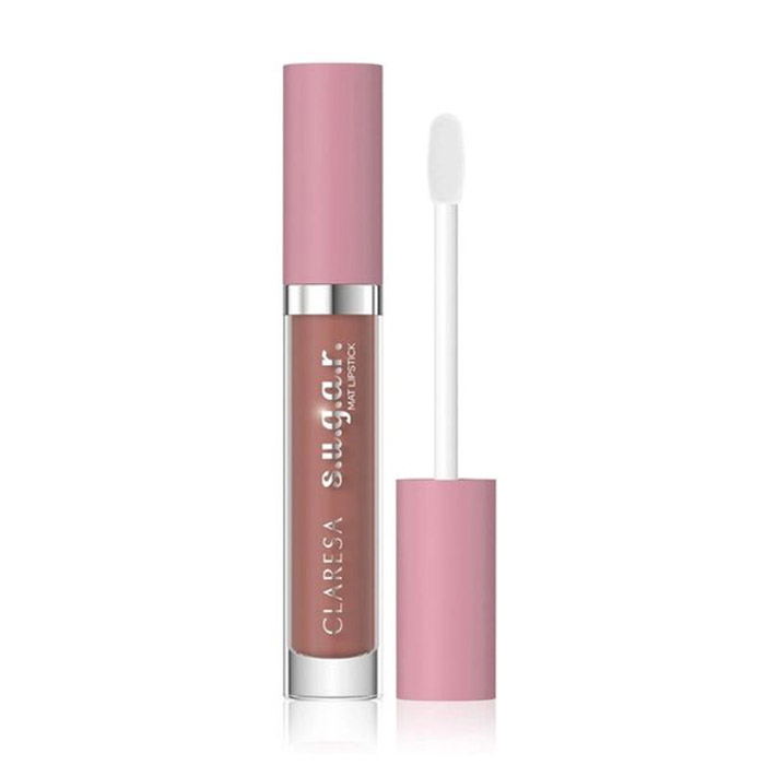 

Рідка матова помада для губ Claresa S.U.G.A.R. Mat Lipstick, 02 Flygirl, 5 мл