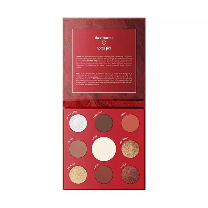 

Уцінка! Палетка тіней для повік Claresa The Elements Eyeshadow Palette, Hottie Fire, 11.8 г