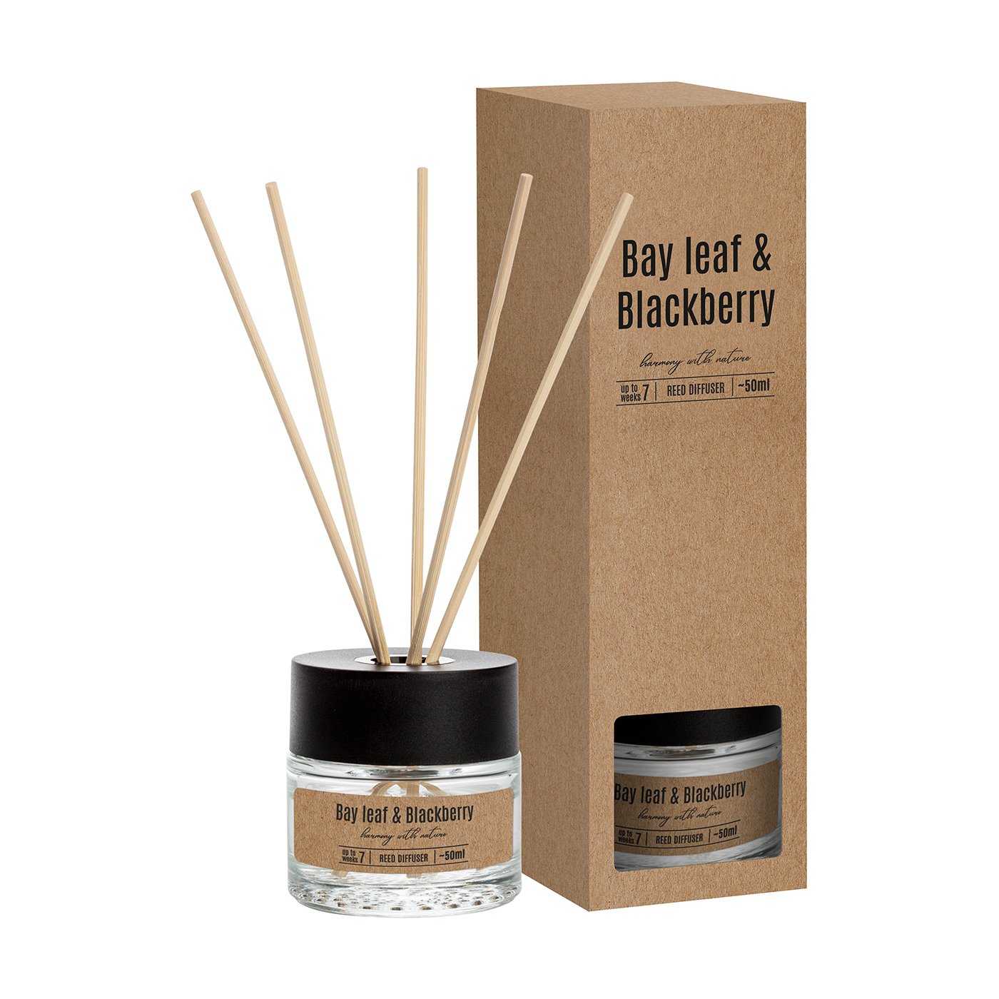 

Уцінка Аромадифузор Bispol Reed Diffuser Лавровий лист-ожина, 50 мл