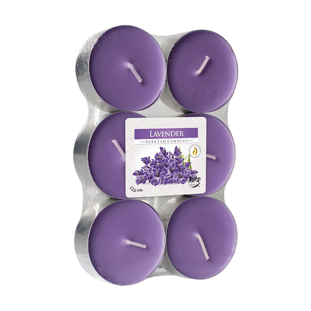 

Ароматичні свічки Bispol Scented Candles Лаванда, 6 шт