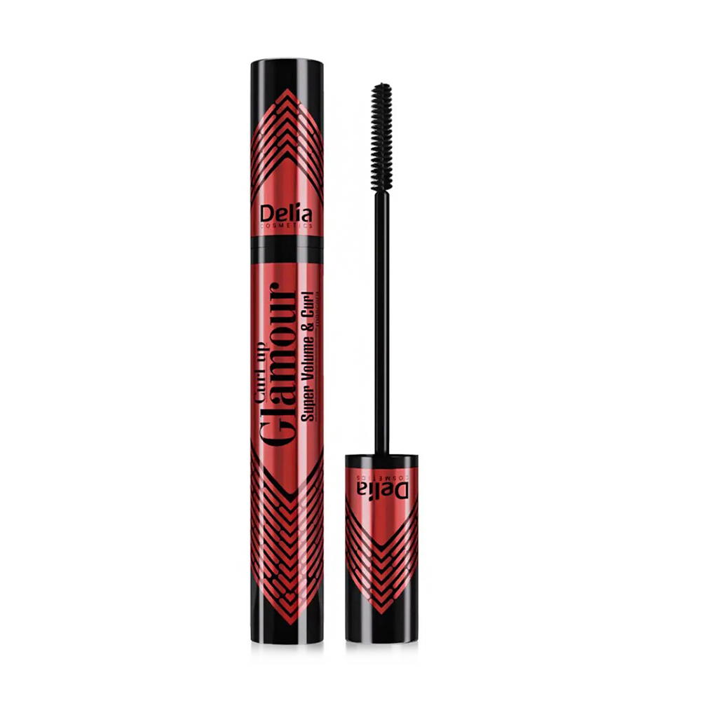 

Туш для вій Delia Cosmetics Glamour Volume & Length Curl-UP Mascara Black, 11 мл