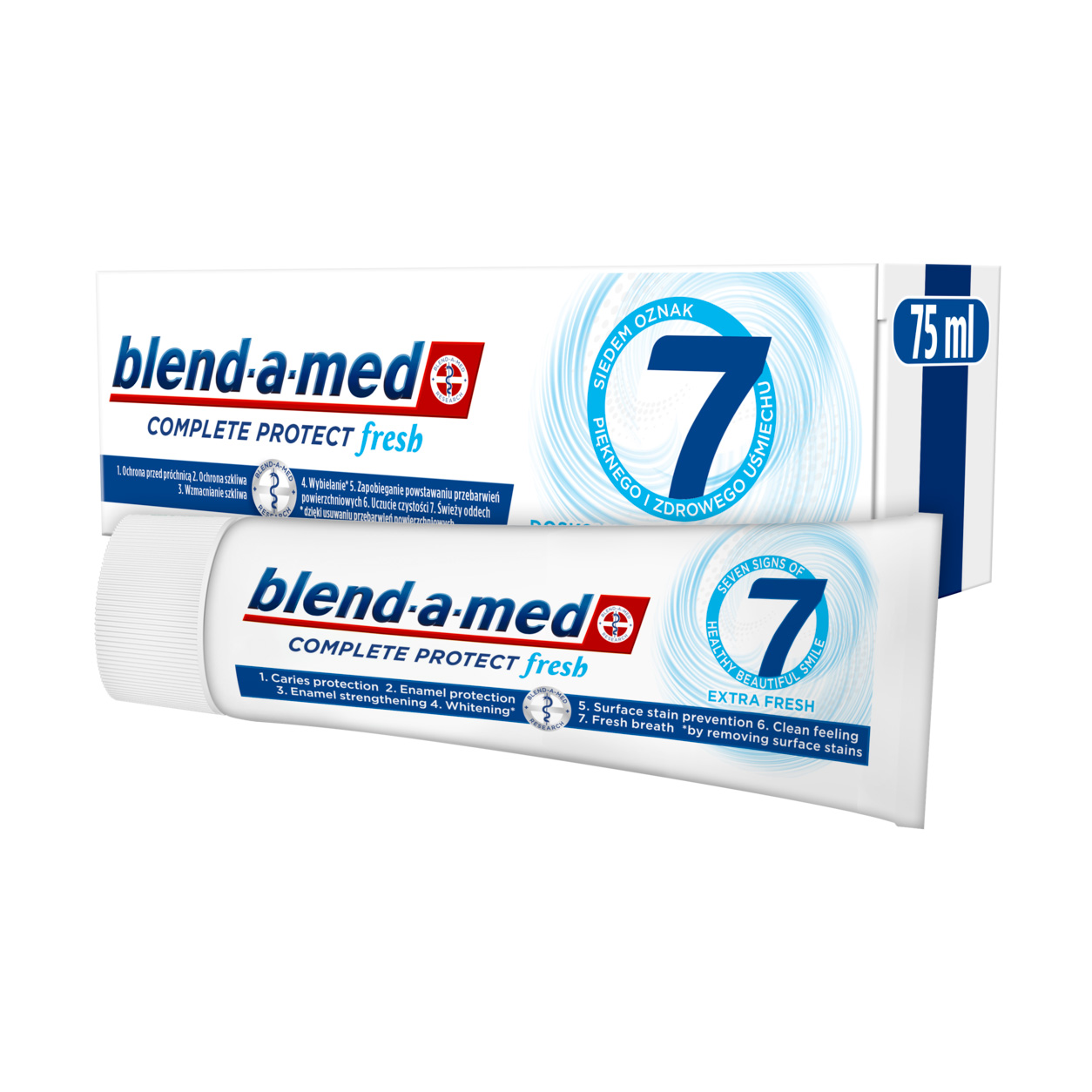 

Уцінка! Зубна паста Blend-a-med Complete Protect 7 Екстрасвіжість, 75 мл