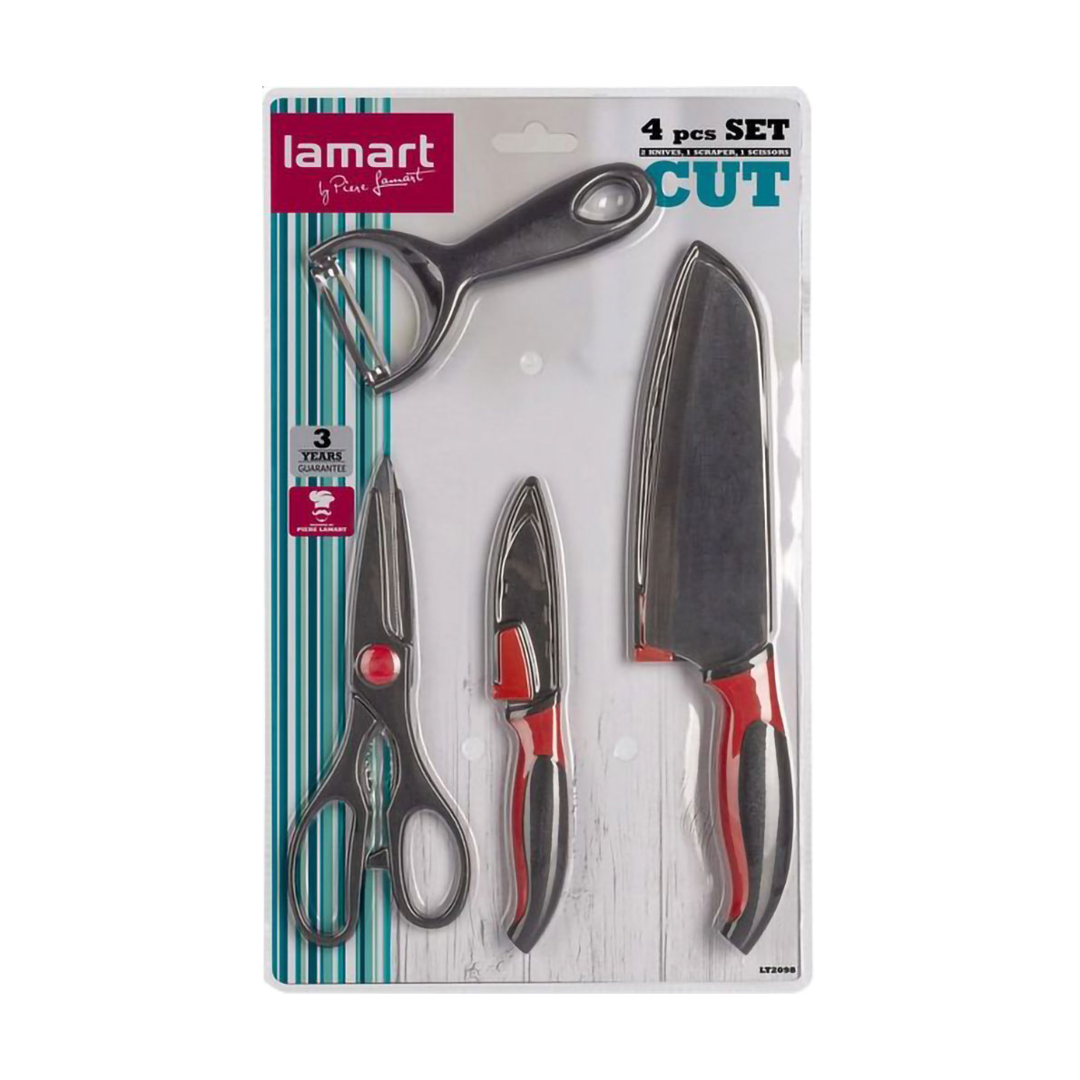 

Набір кухонного приладдя Lamart Cut, 4 предмети (LT2098)