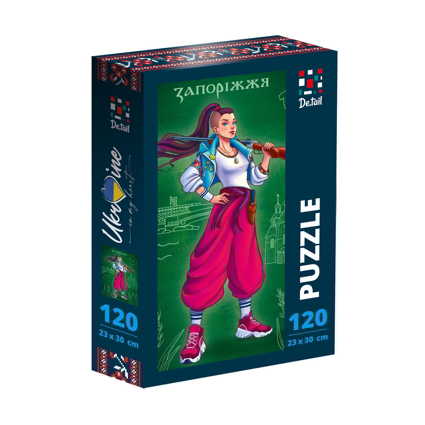 

Пазли De.tail Запоріжжя, 120 елементів, від 8 років (DT100-18)