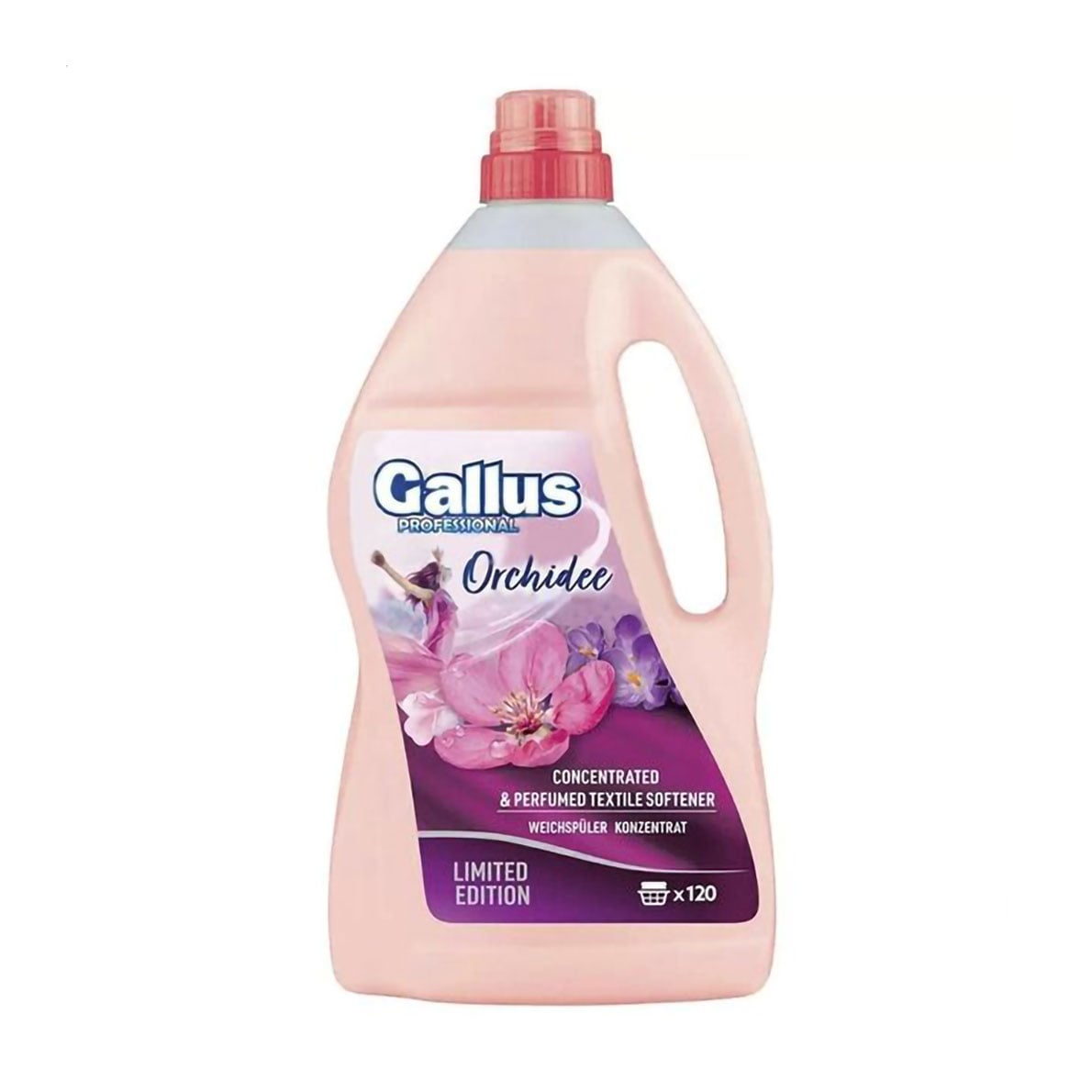 

Ополіскувач для білизни Gallus Professional Weichspuler Orchidee, 120 циклів прання, 4.08 л