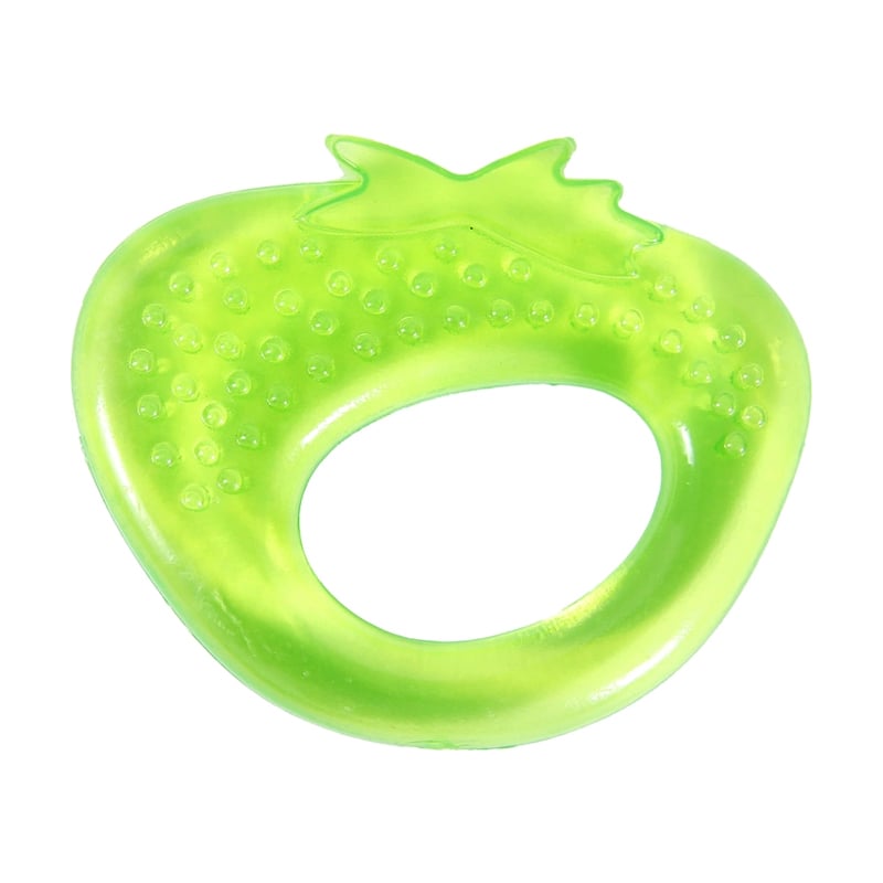 

Прорізувач для зубів латексний Lindo Li 180-1 з водою, від 3 місяців, зелений