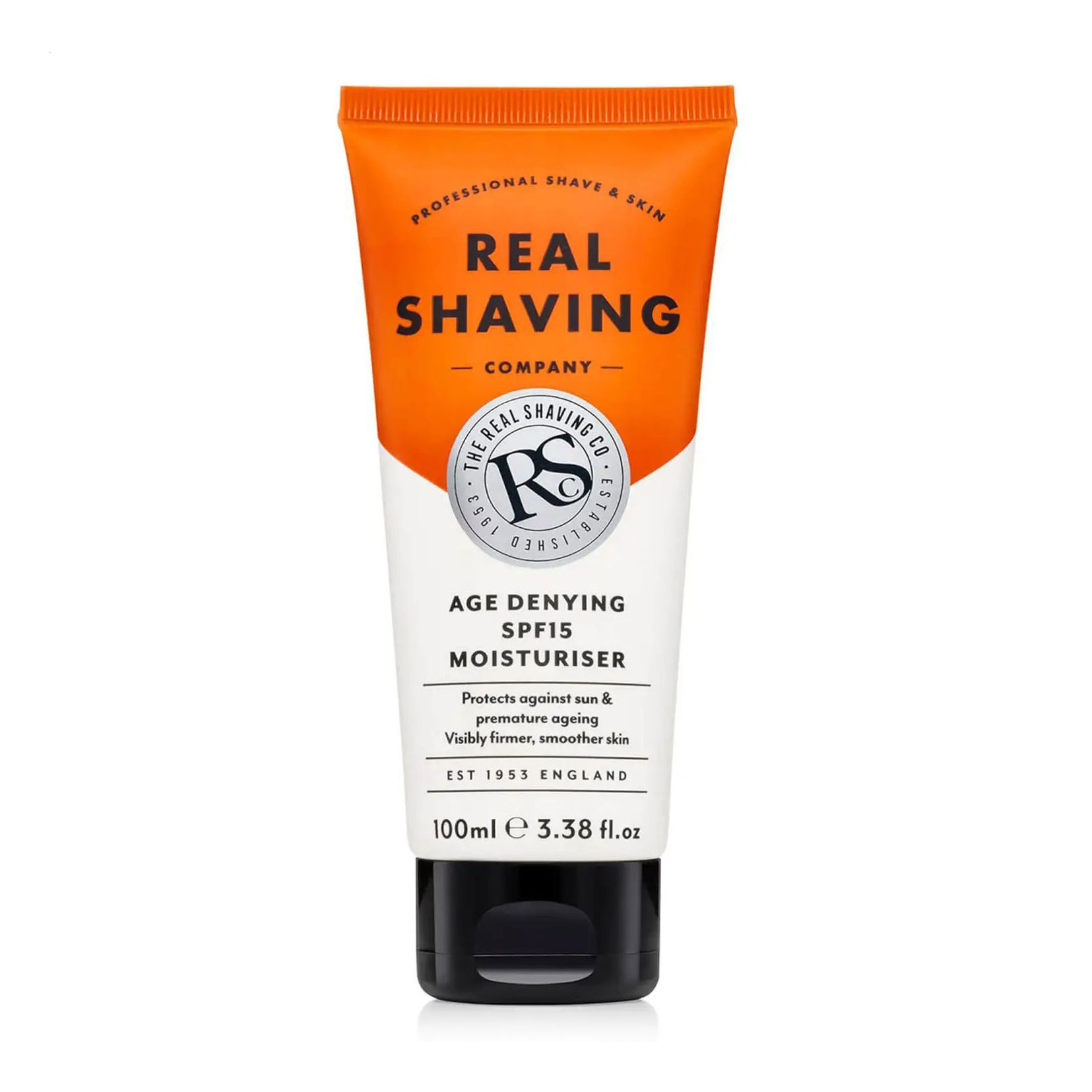 

Чоловічий антивіковий зволожувальний денний крем для обличчя The Real Shaving Co. Age Denying Moisturiser, SPF 15, 100 мл