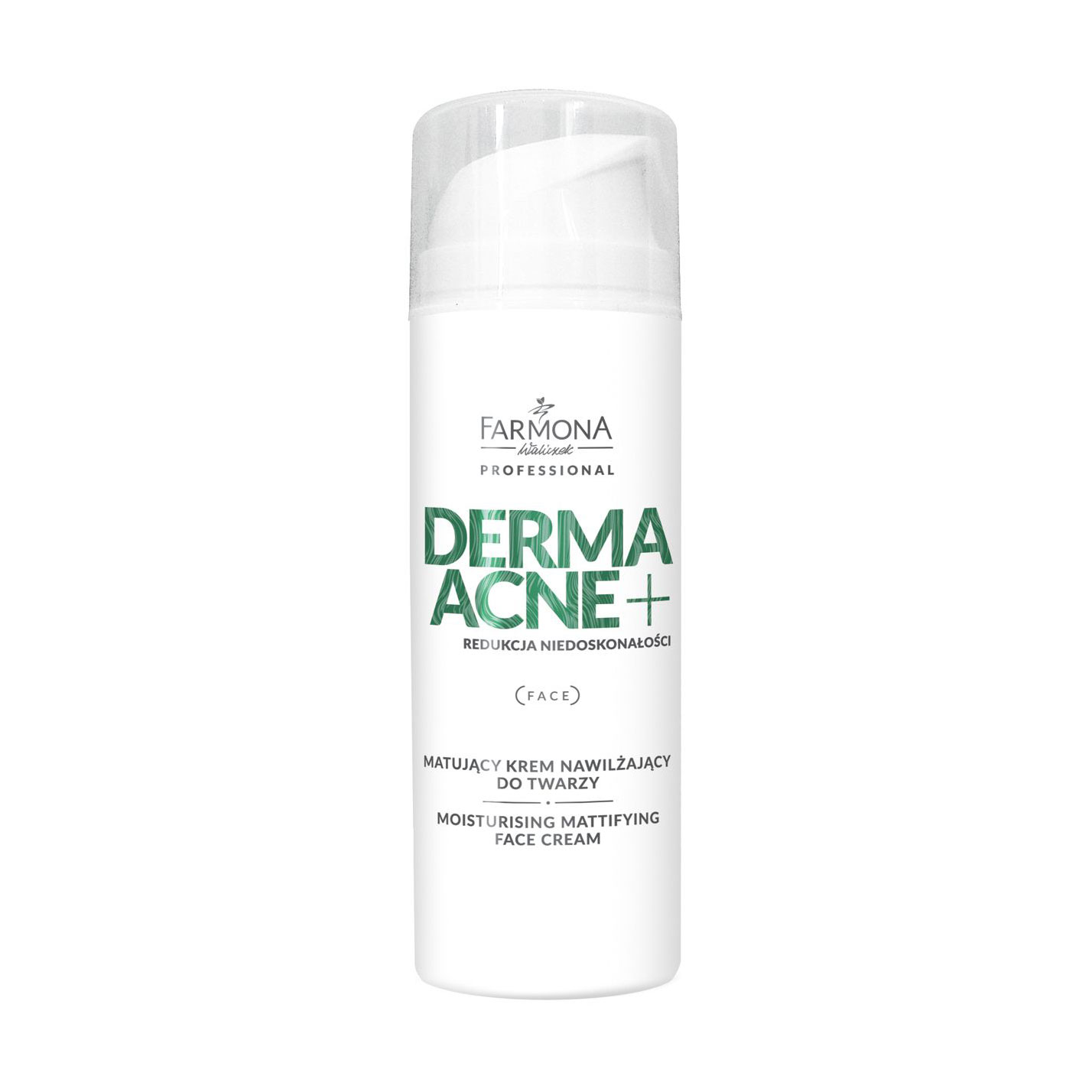 

Матувальний крем для обличчя Farmona Professional Derma Acne+ Moisturising Mattifying Face Cream, 150 мл