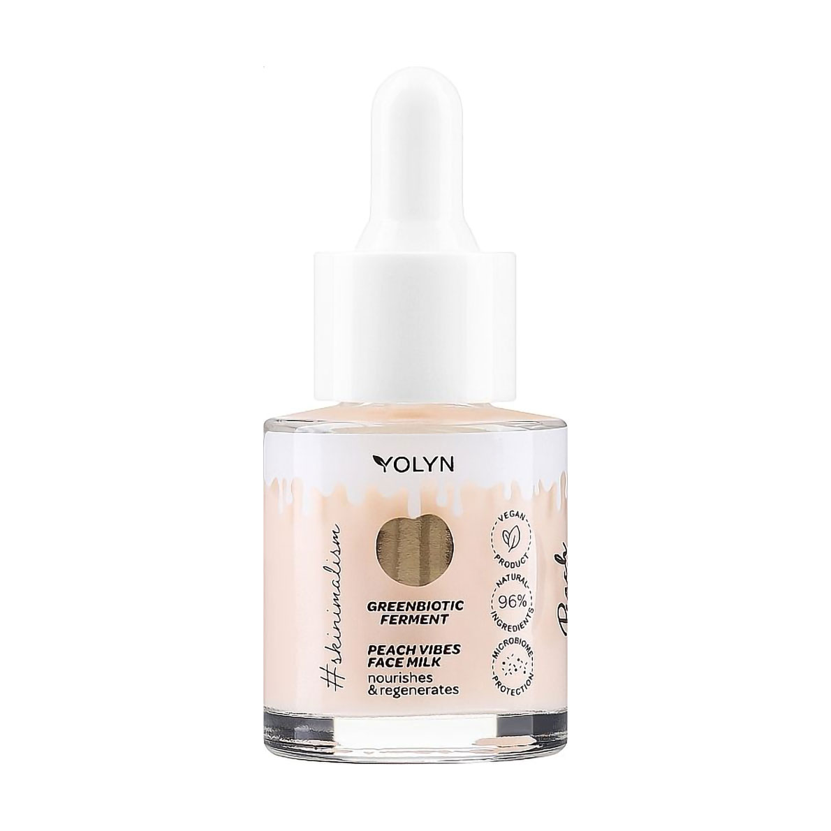 

Уцінка! Молочко для обличчя Yolyn Skinimalism Peach Vibes Face Milk Персик, 20 мл