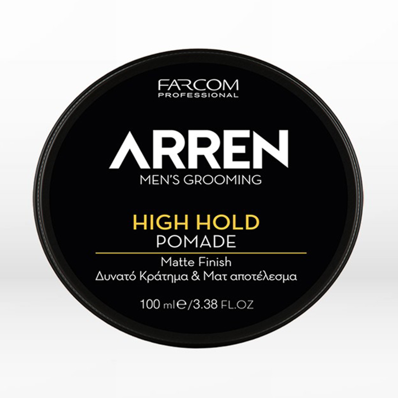 

Помадка для укладання волосся Arren Men's Grooming Pomade High Hold сильної фіксації, матова, 100 мл