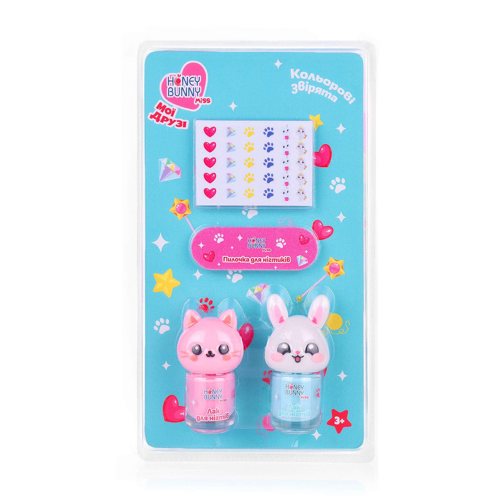 

Уцінка! Набір для дівчат Honey Bunny Miss Мої друзі Кольорові звірята