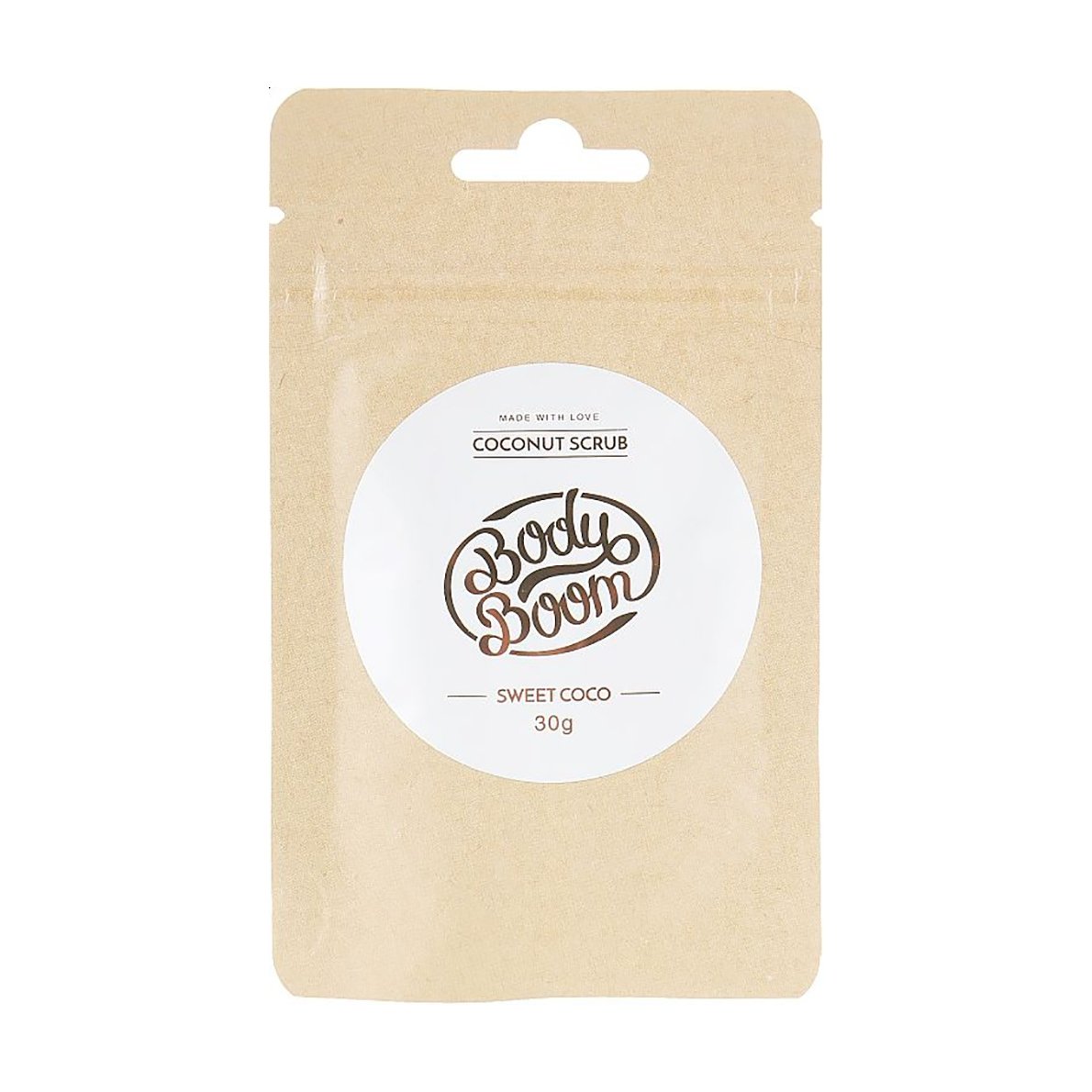 

Уцінка! Кокосовий скраб для тіла Body Boom Coconut Scrub Sweet Coco, 30 г