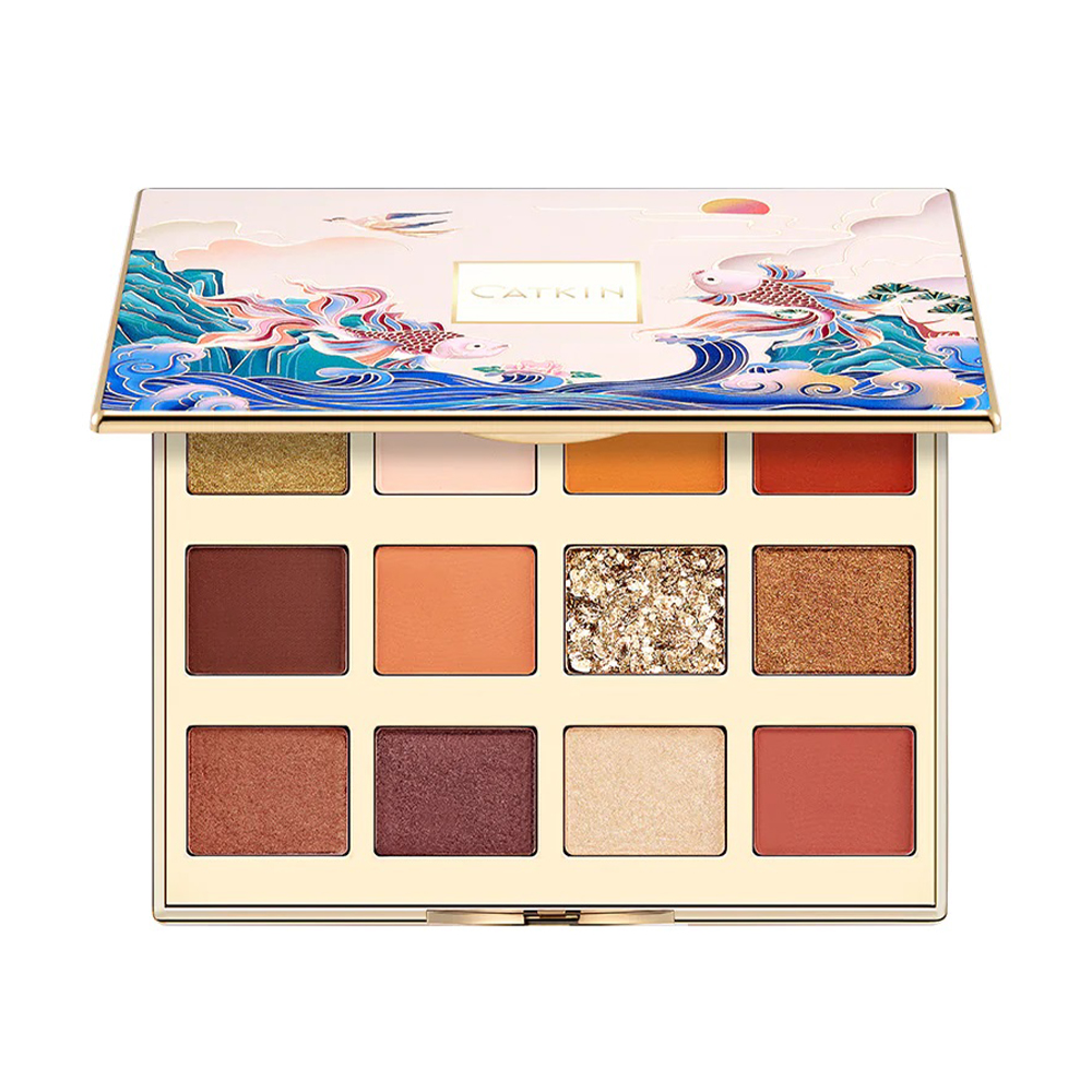 

Палетка тіней для повік Catkin Spring Moonlight 12 Color Eyeshadow Palette, C01, 14 г