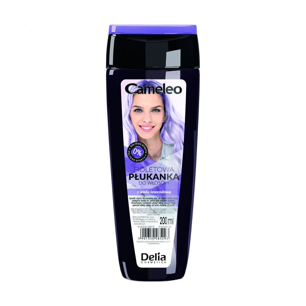 

Відтінковий ополіскувач для волосся Delia Cosmetics Cameleo Фіолетовий, 200 мл