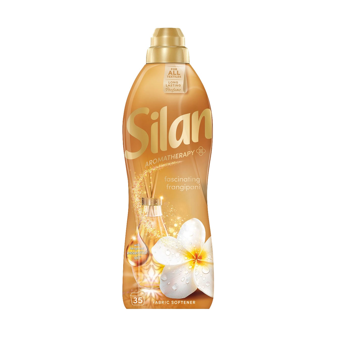 

Ополіскувач-кондиціонер для білизни Silan Aromatherapy Fascinating Frangipani, 35 циклів прання, 770 мл
