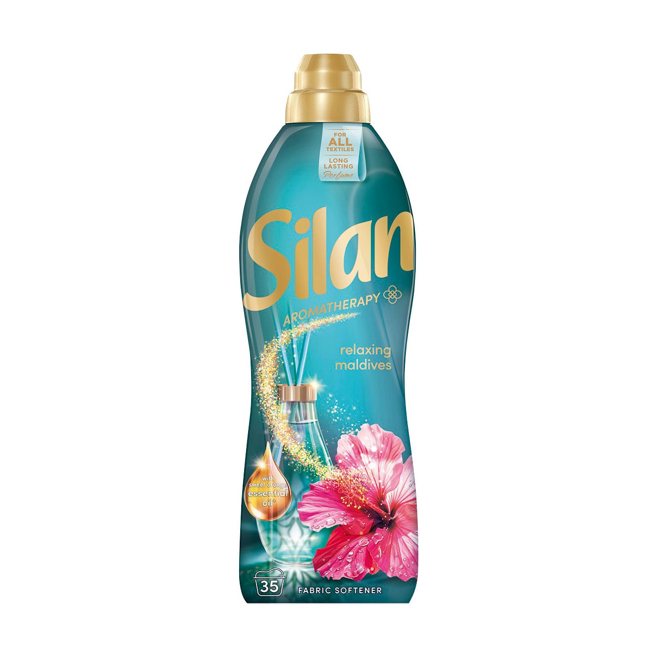 

Ополіскувач-кондиціонер для білизни Silan Aromatherapy Relaxing Maldives, 35 циклів прання, 770 мл