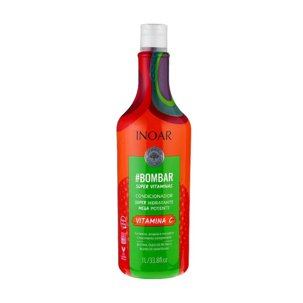

Уцінка! Кондиціонер Inoar Bombar Conditioner для росту волосся, з вітаміном С, 1 л