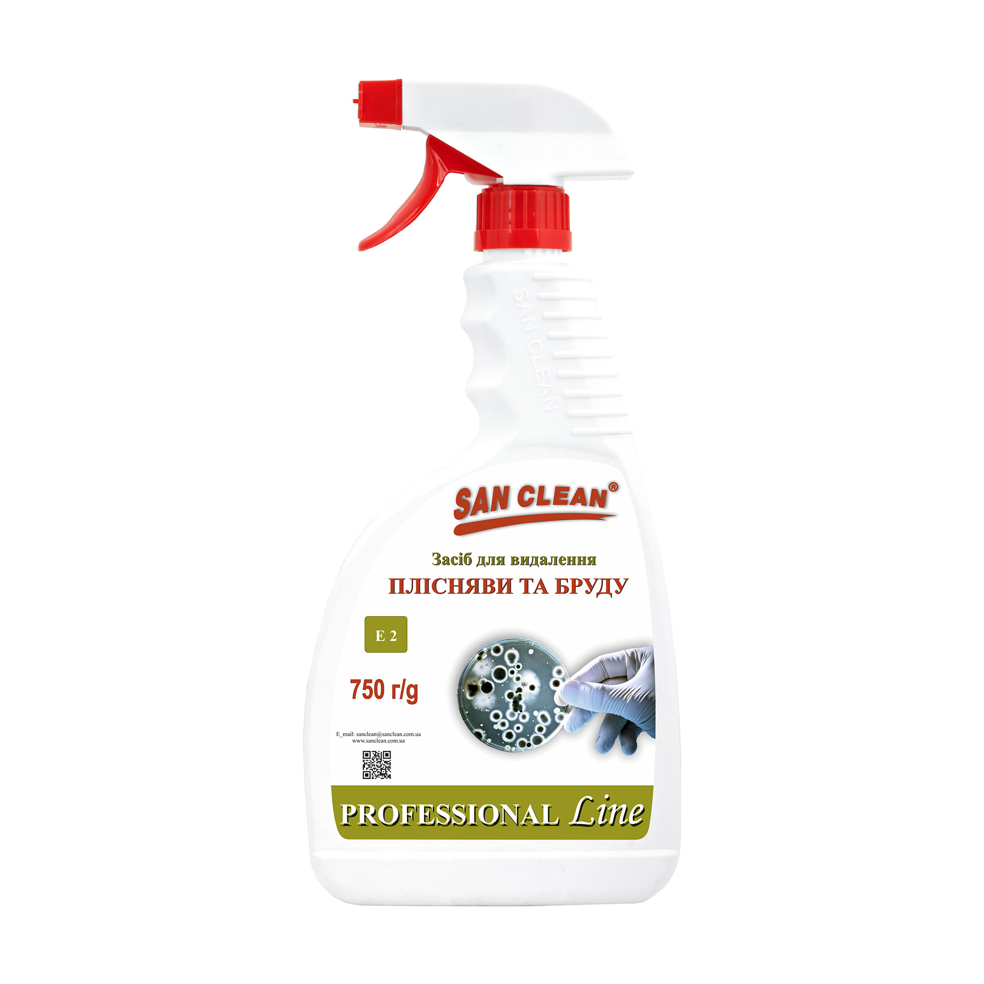 

Уцінка! Засіб для видалення плісняви та бруду San Clean Professional Line, 750 г