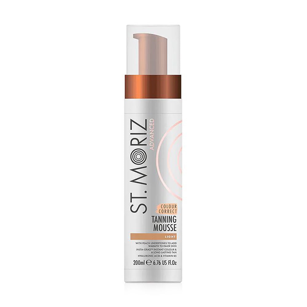 

Уцінка! Автобронзат-мус для світлої шкіри St. Moriz Advanced Colour Correcting Tanning Mousse Light, 200 мл