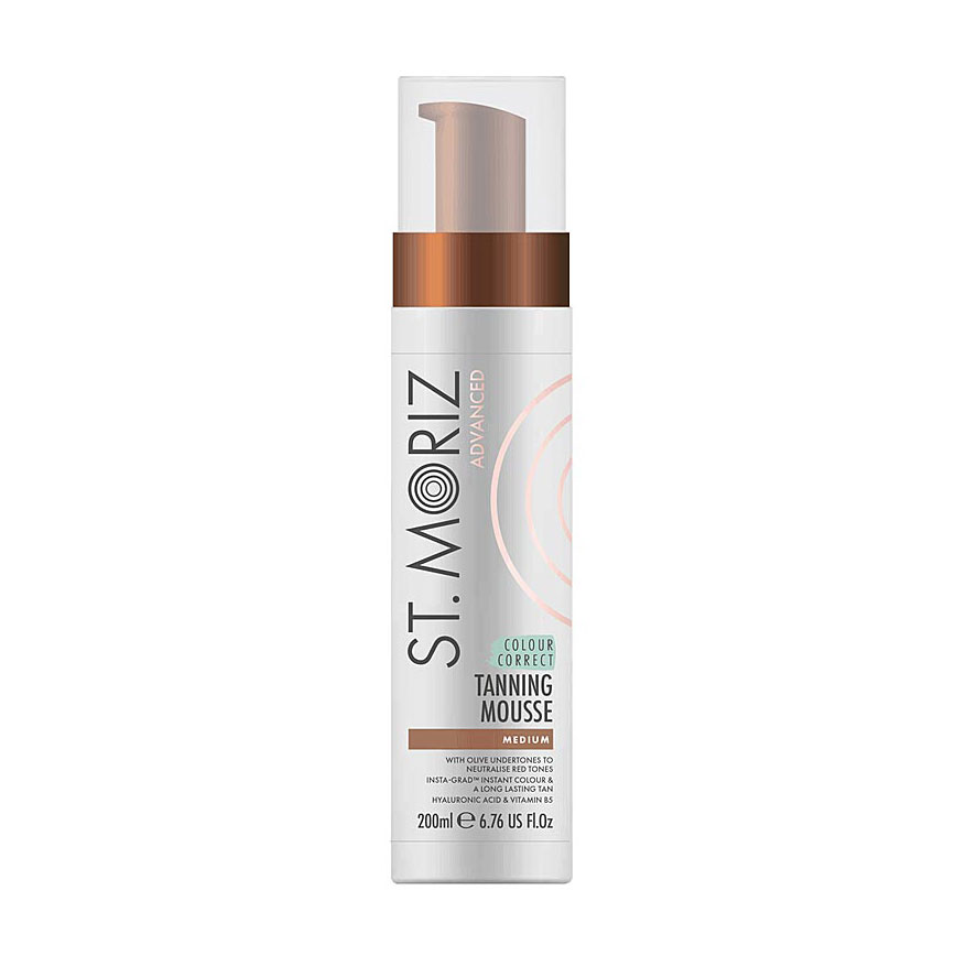 

Уцінка! Автобронзат-мус для середньої шкіри St. Moriz Advanced Colour Correcting Tanning Mousse Medium, 200 мл