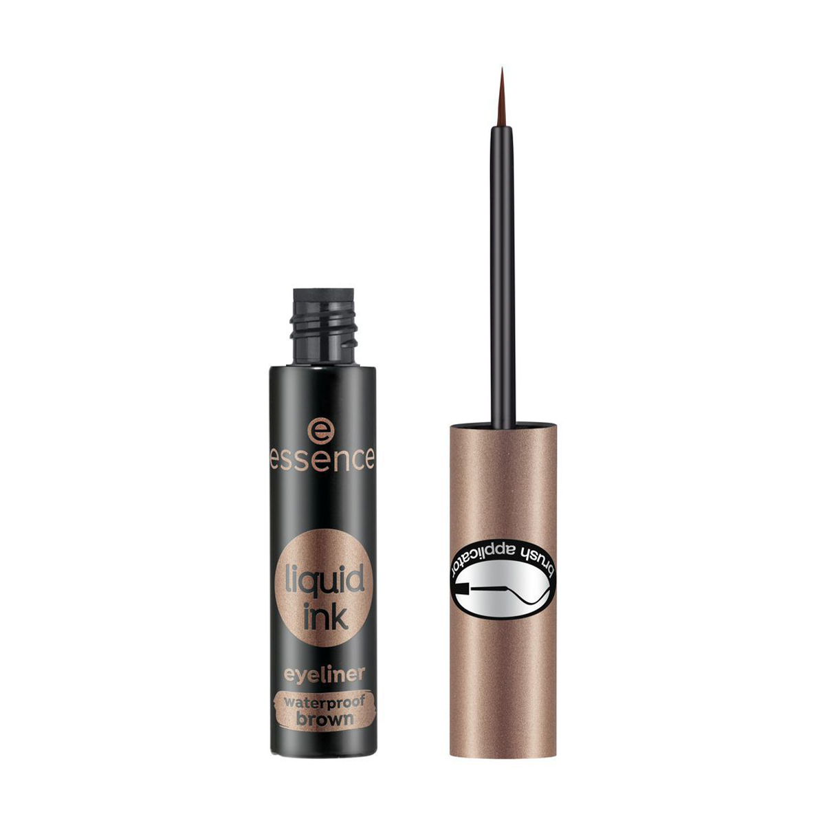 

Водостійка підводка для очей Essence Liquid Ink Eyeliner Waterproof, 02 Brown, 3 мл