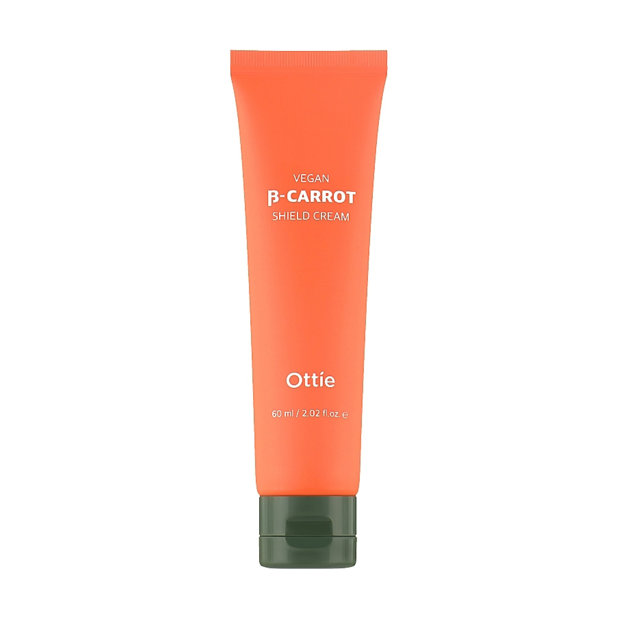 

Уцінка! Зміцнювальний крем для обличчя Ottie Vegan Beta-Carrot Shield Cream на основі органічної моркви, 60 мл