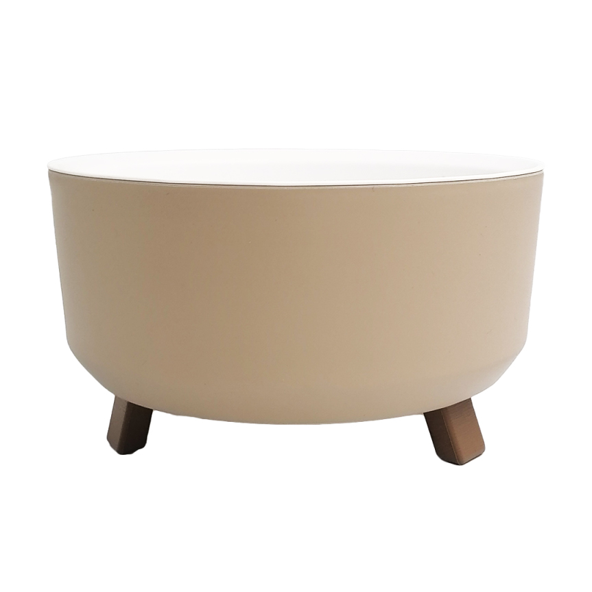 

Уцінка! Горщик для квітів Serinova Tripot бежевий, 22*12.5 см, 2.25 л (13208)