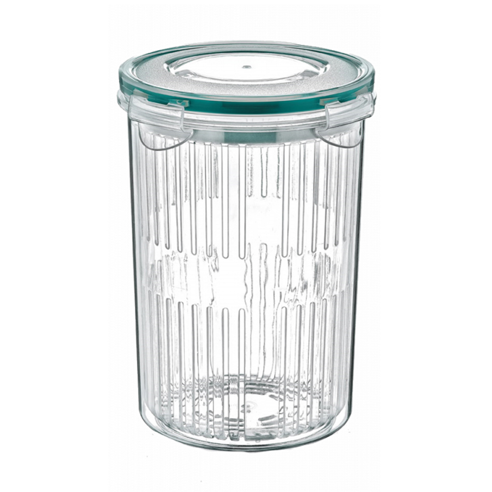 

Контейнер Irak Plastik Fresh Box з друшляком, круглий, 13*18 см, 1.5 л (5376)