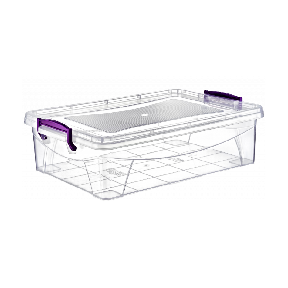 

Контейнер Irak Plastik на засувках, прямокутний, 30*21*9.5 см, 3.5 л (5216)