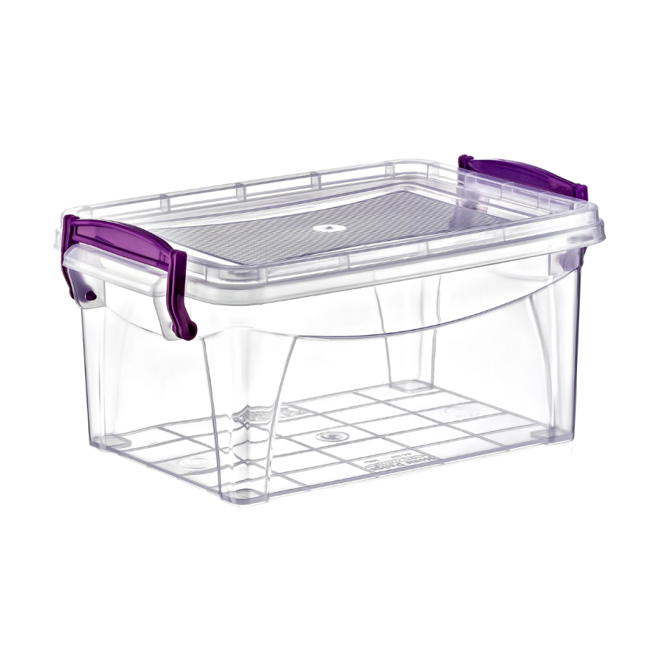 

Контейнер Irak Plastik на засувках, прямокутний, глибокий, 22*14*10 см, 1.7 л (5339)