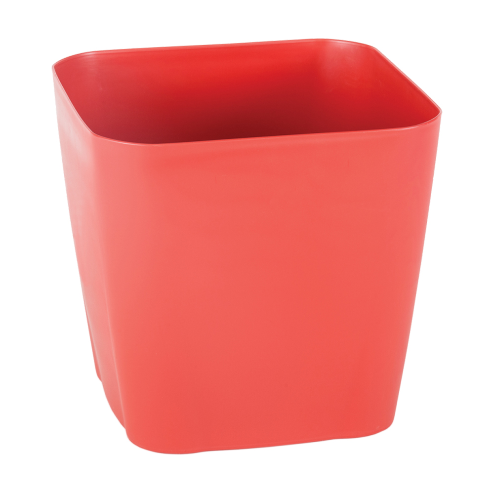 

Уцінка! Горщик для квітів Serinova Safir з дренажем, червоний, 23.5*23.5*22 см, 8.8 л (11562)