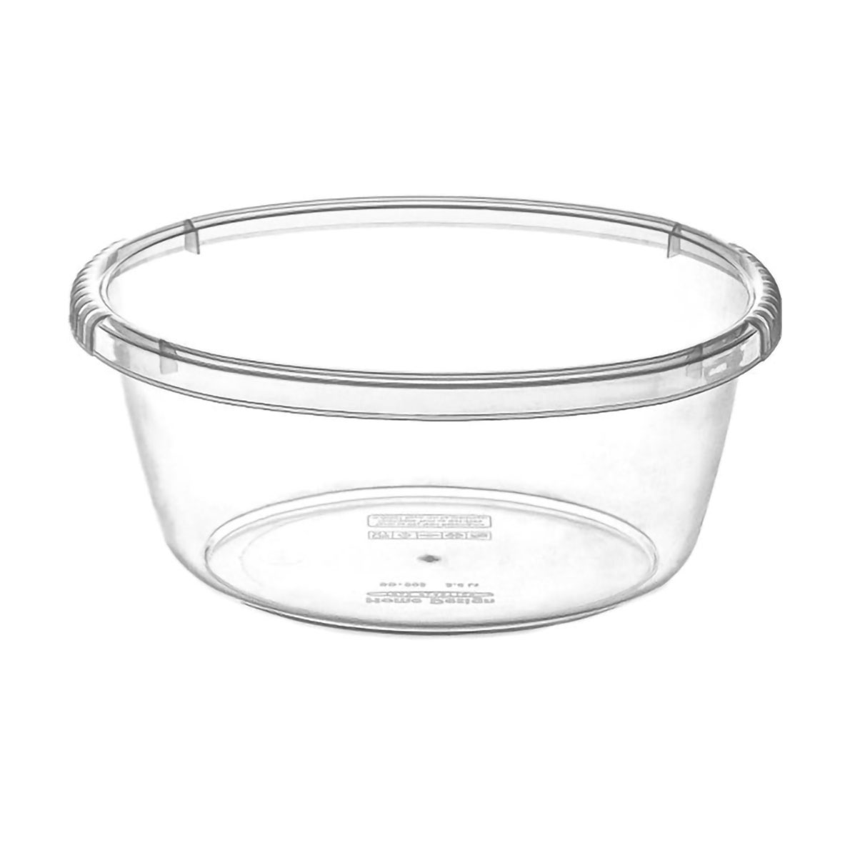 

Миска Irak Plastik кругла, прозора, 24.5*10 см, 2.6 л (6661)