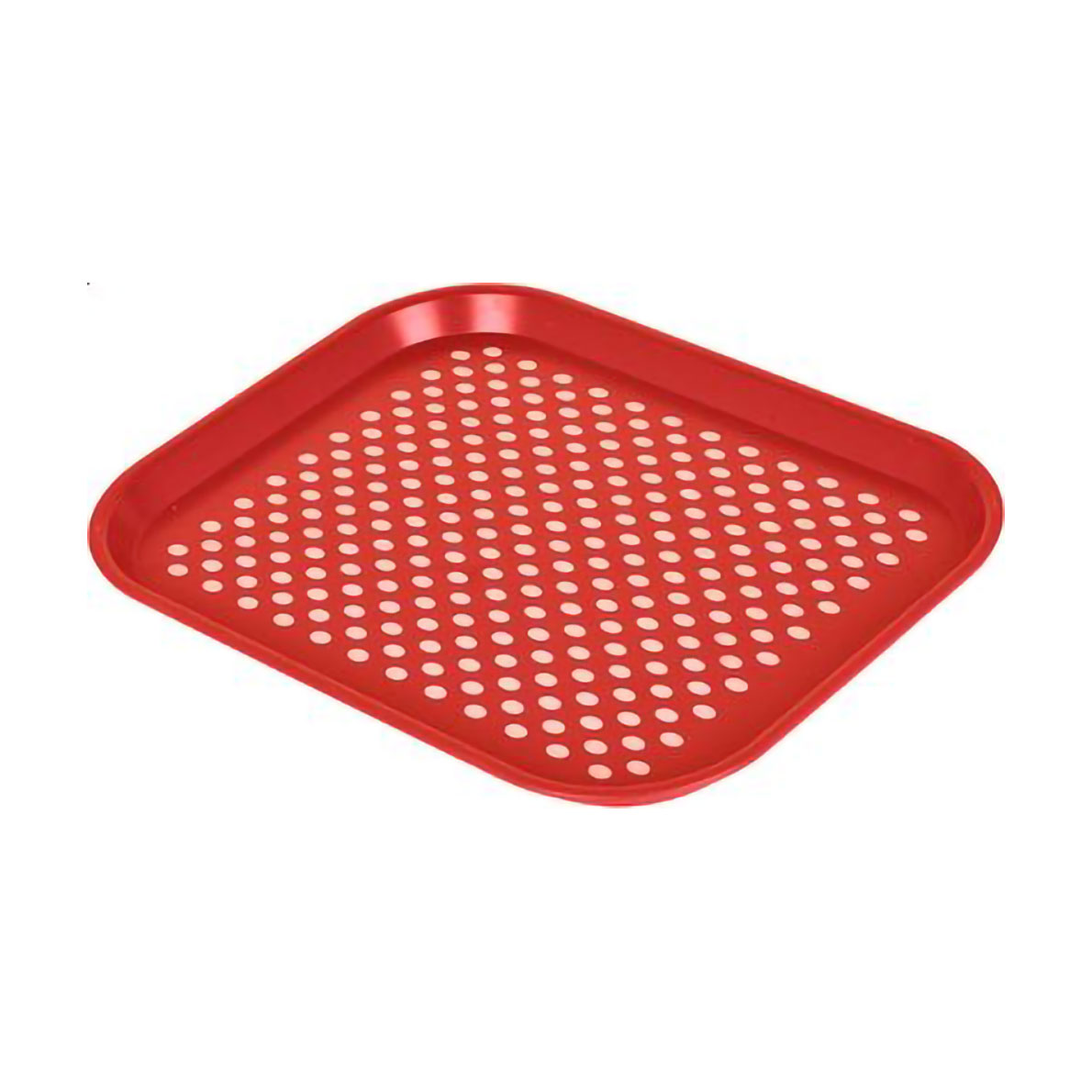 

Пластикова таця Irak Plastik з протиковзким покриттям, червона, 45*35.5*2 см (10182)