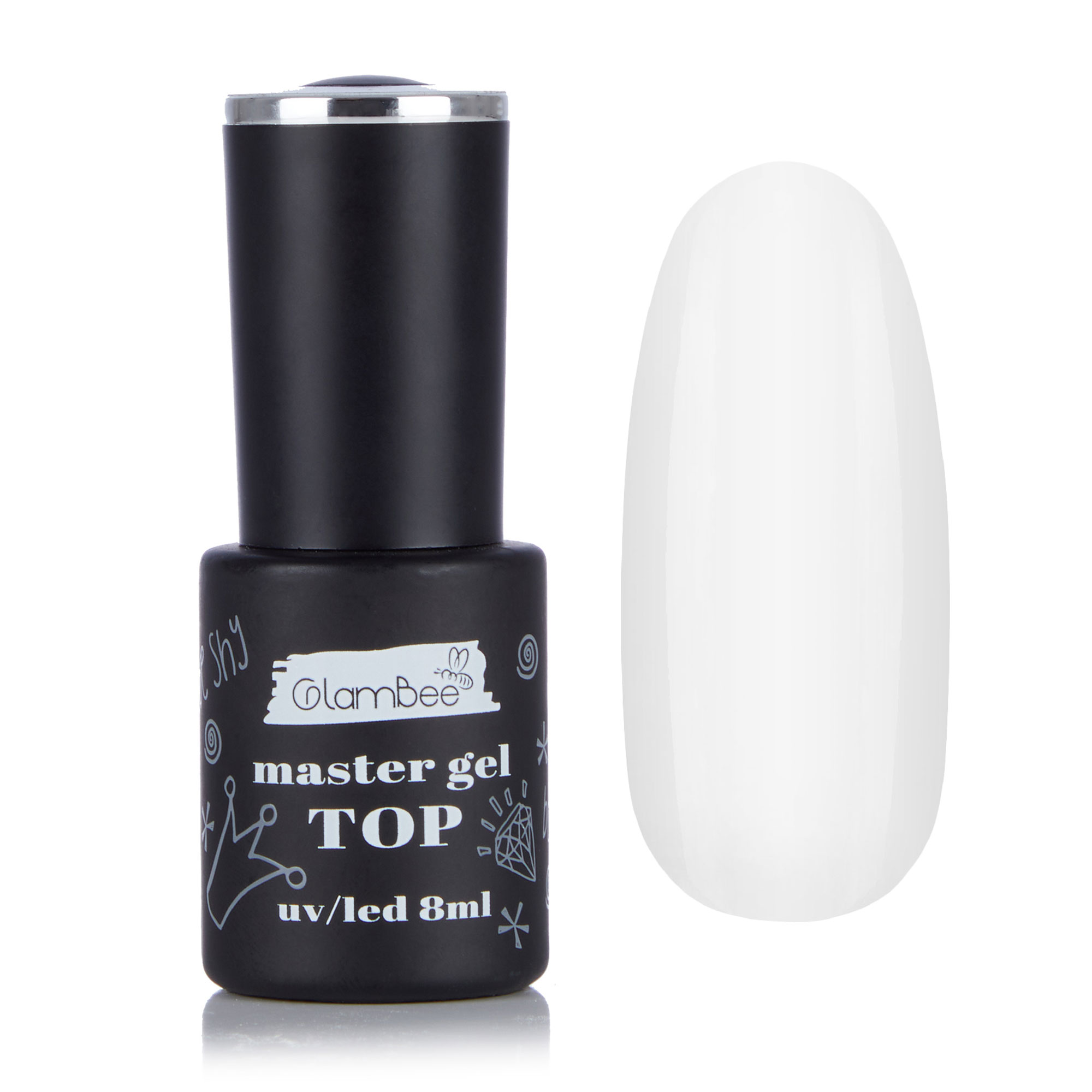 

Верхнє покриття для гель-лаку GlamBee MasterGel, 8 мл