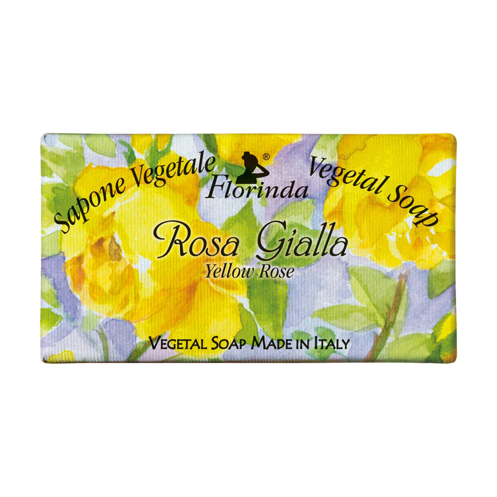 

Уцінка! Натуральне мило Florinda Vegetal Soap Yellow Rose Жовта троянда, 100 г
