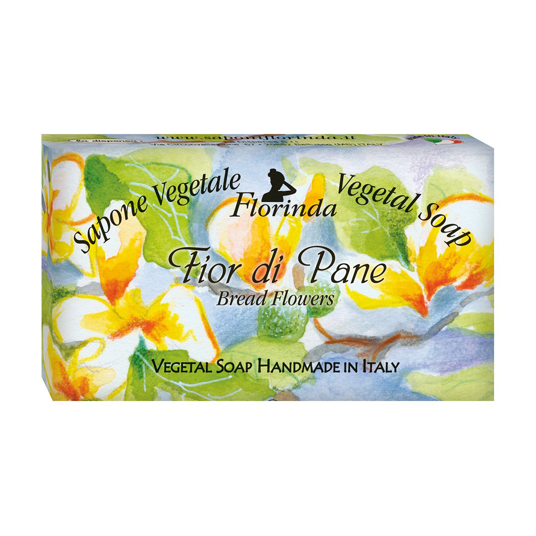 

Уцінка! Натуральне мило Florinda Vegetal Soap Bread Flowers Квіти хлібного дерева, 100 г
