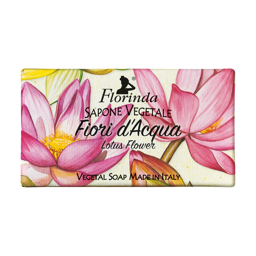 

Уцінка! Натуральне мило Florinda Vegetal Soap Lotus Flower Квітка лотоса, 100 г